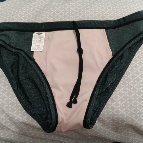 NWOT VINTAGE ARENA SWIM BRIEF, BLACK SPARKLE, SIZE XL, (Asian 100 cm) - Picture 7 of 9